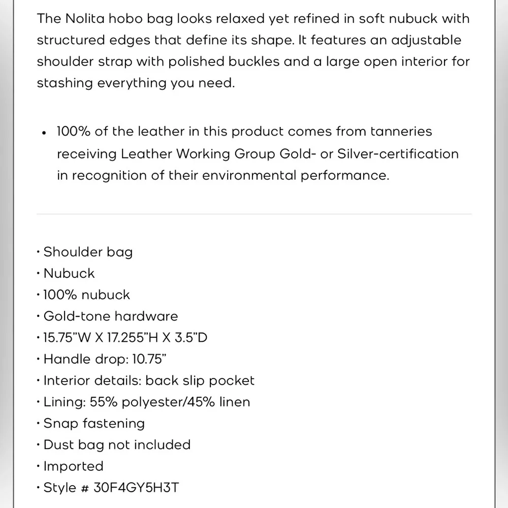 NWT Michael Kors Brown Nolita Leather Hobo Bag Large - Picture 5 of 16